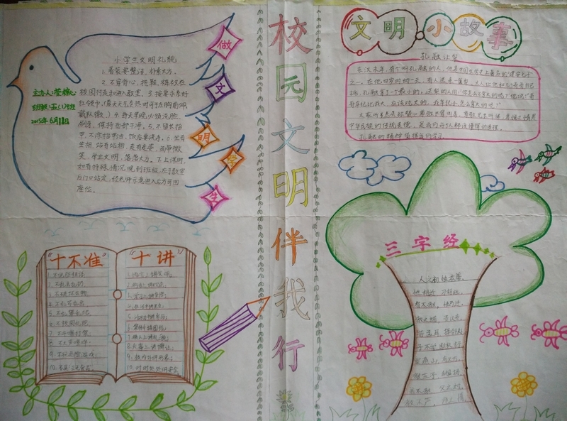 三伏潭第二小学开展文明习惯主题教育活动 三伏潭第二小学开展文明习惯主题教育活动